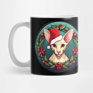 Oriental Shorthair Cat Xmas, Love Cat Mug